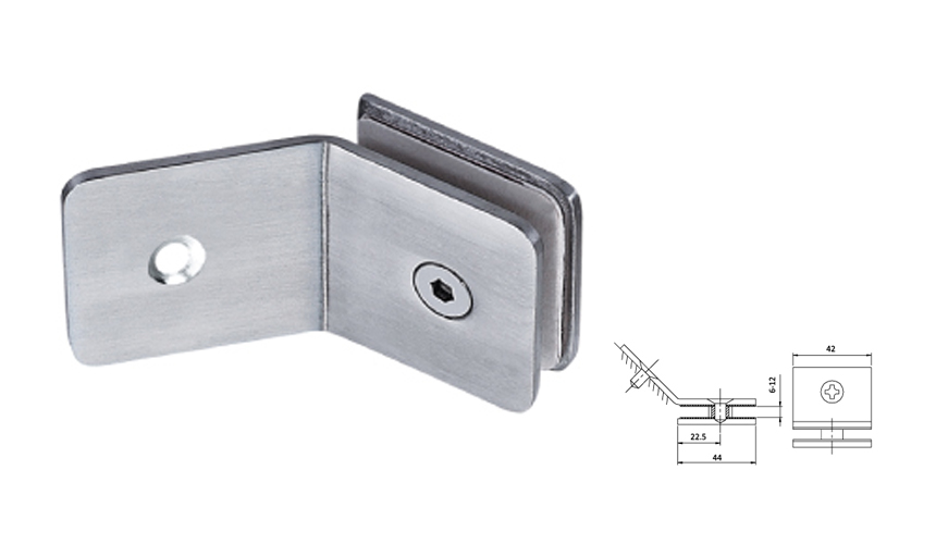 Glass Fix Clip,135°（Single）